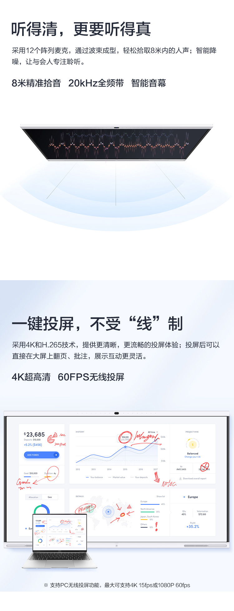 华为会议平板IdeaHub Pro 65/86寸(图4)